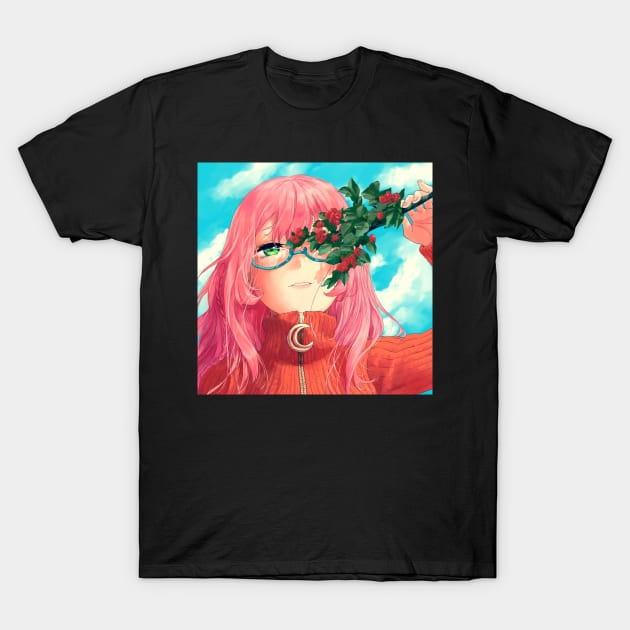 Winter Flowers T-Shirt by RobustaArt